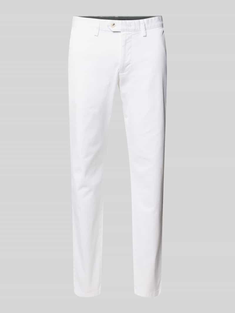 Christian Berg Men Regular fit chino met ceintuurlussen