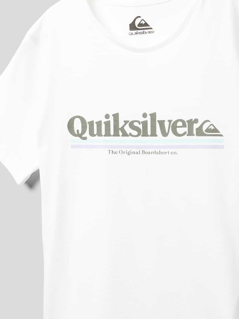 Quiksilver T-shirt met labelprint