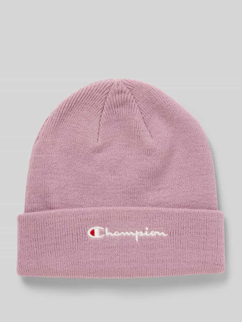 Champion Muts in gebreide look met logostitching