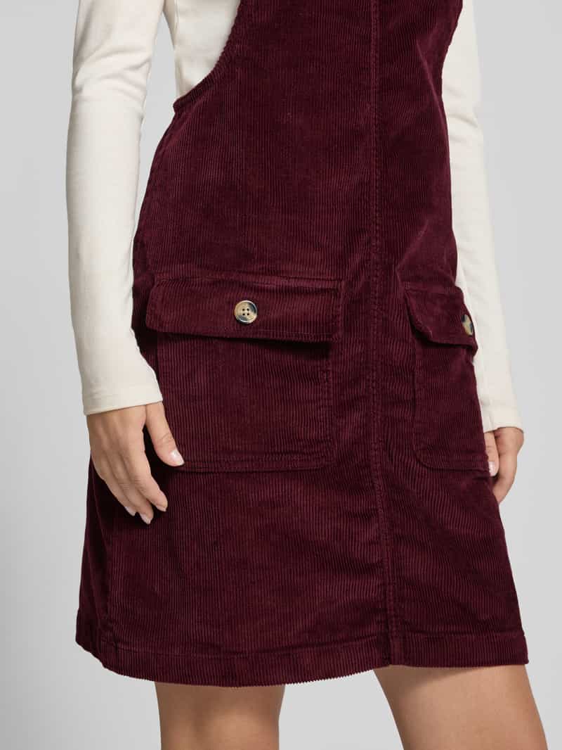 Only Licht uitlopende corduroy jurk van katoenmix model 'GLOBAL'
