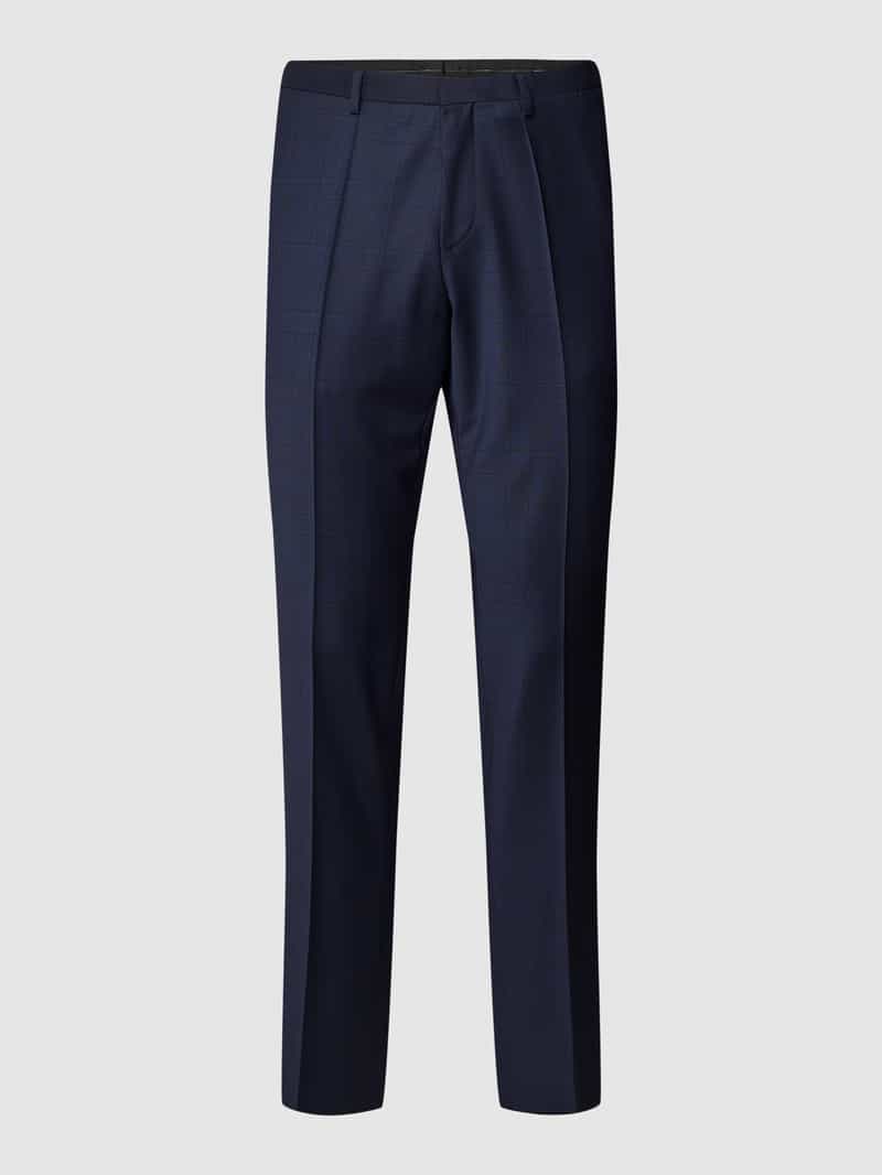 Slim fit pantalon met ruitmotief Roy Robson
