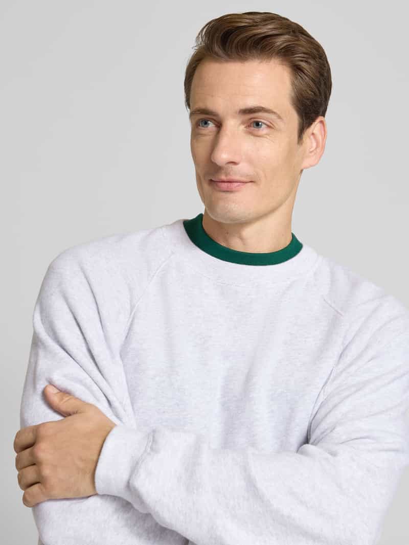 American vintage Sweatshirt met ribboorden model 'Ilari'