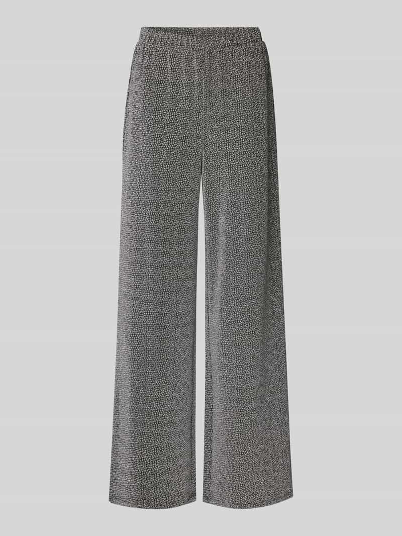 Pieces Wijde broek met elastische band model 'JINA'