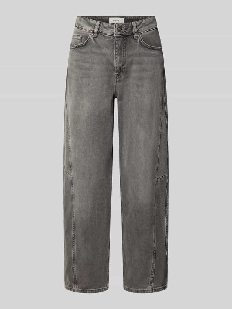 Opus barrel fit jeans met opvallende naden model 'Lolah motion'