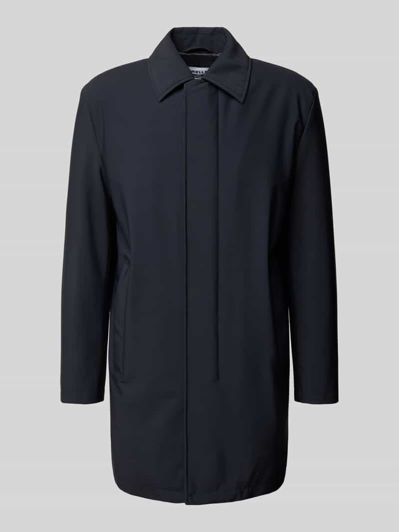 Strellson Regular fit lange jas met platte kraag model 'NARO'