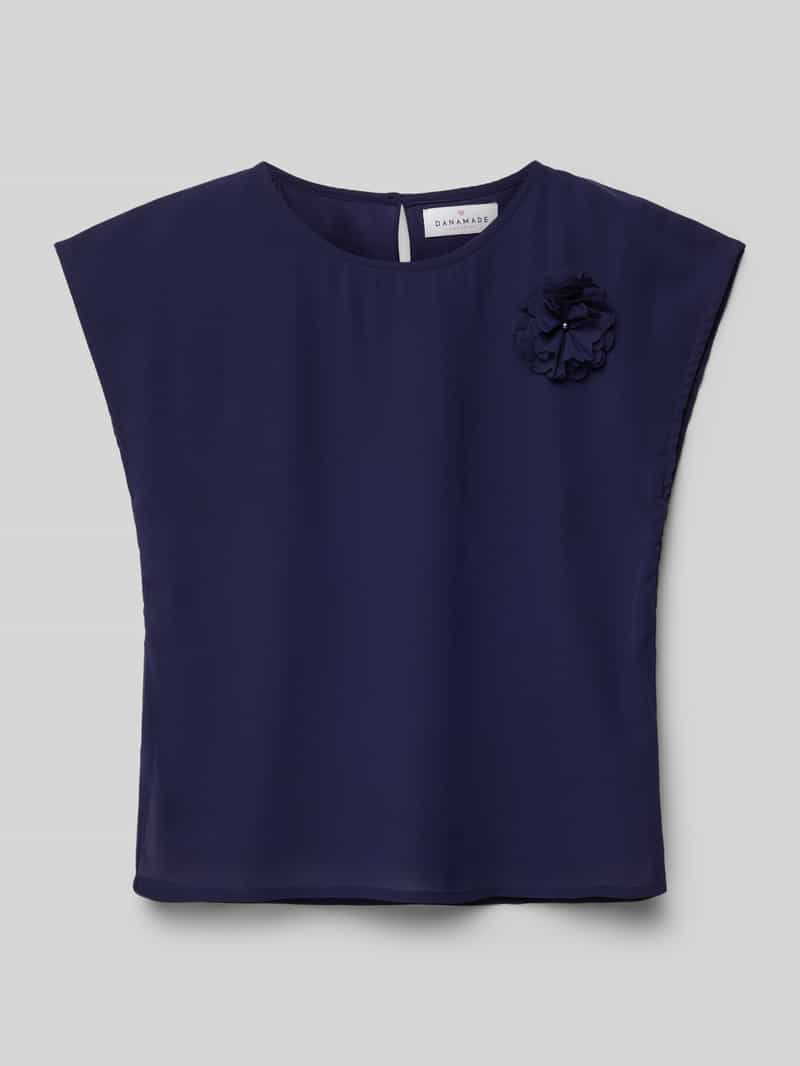 DANAMADE Regular fit blousetop met ronde hals