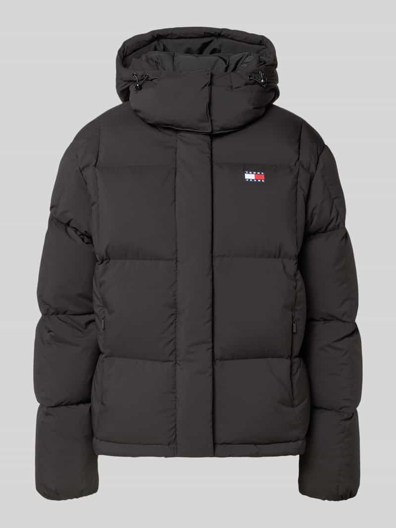 Tommy Jeans Regular fit donsjack met logostitching model 'ALASKA'