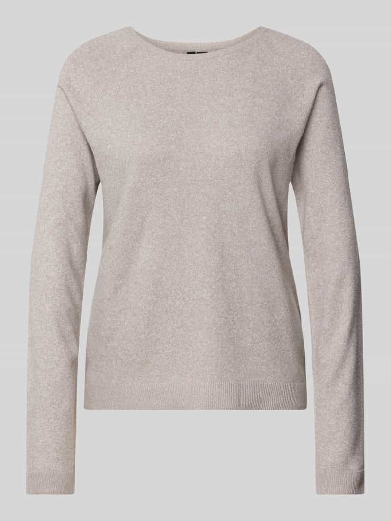 Pieces Regular fit gebreide pullover met extra brede schouders model 'BREE'