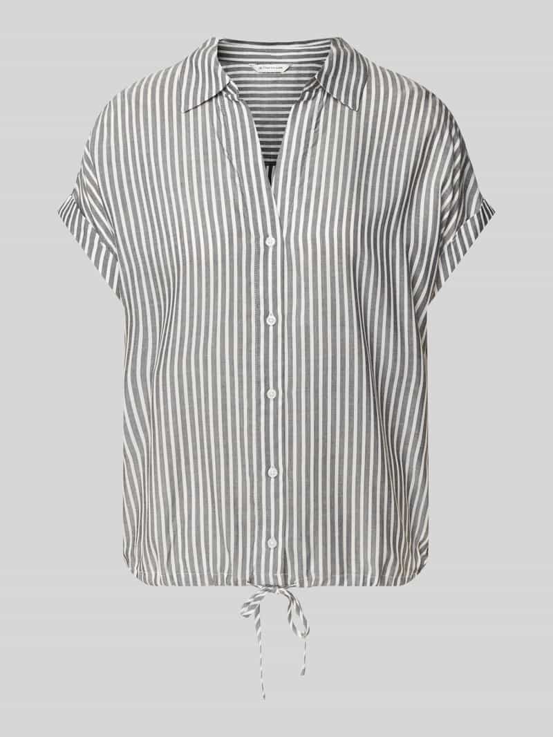 Tom Tailor Blouse met korte mouwen met streepmotief