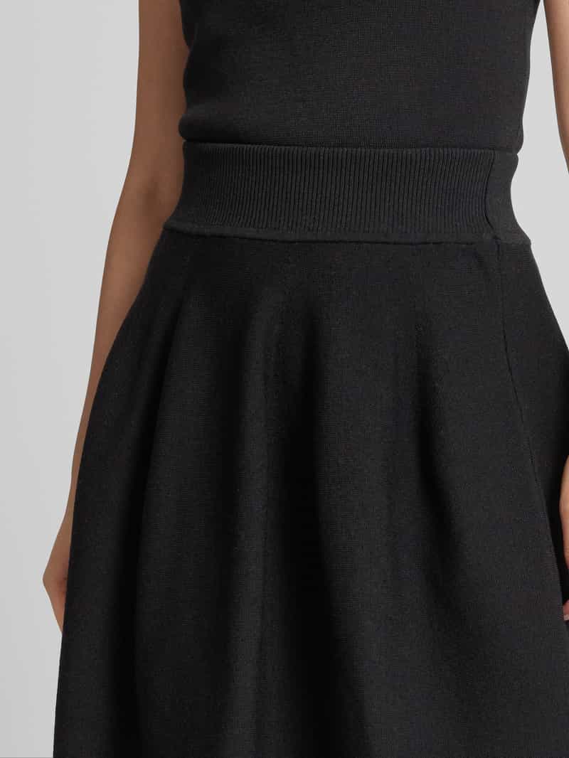 Rich & Royal Knielange rok met brede elastische band
