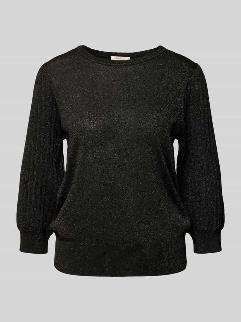 FREE QUENT Gebreide pullover met ribboorden model 'GLITTA'