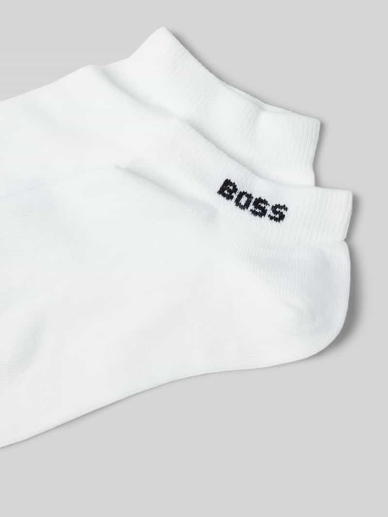 Boss Sneakersokken met labeldetail in een set van 2 paar