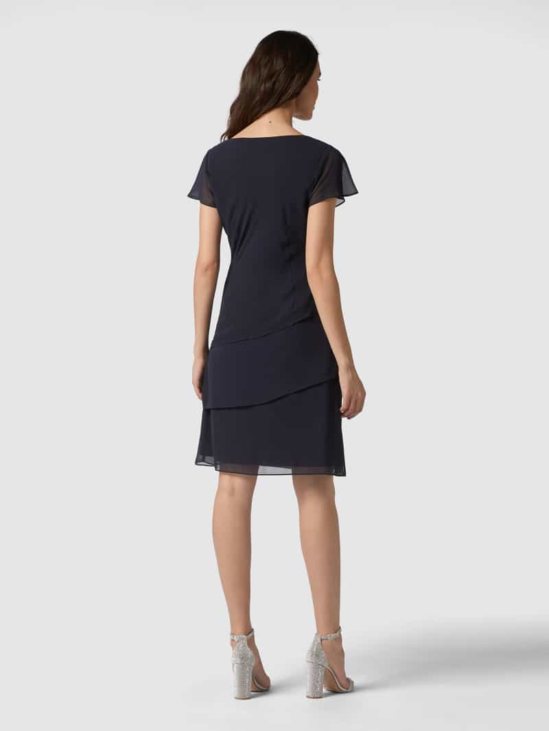 Cocktailjurk met volantgarnering Christian Berg Cocktail