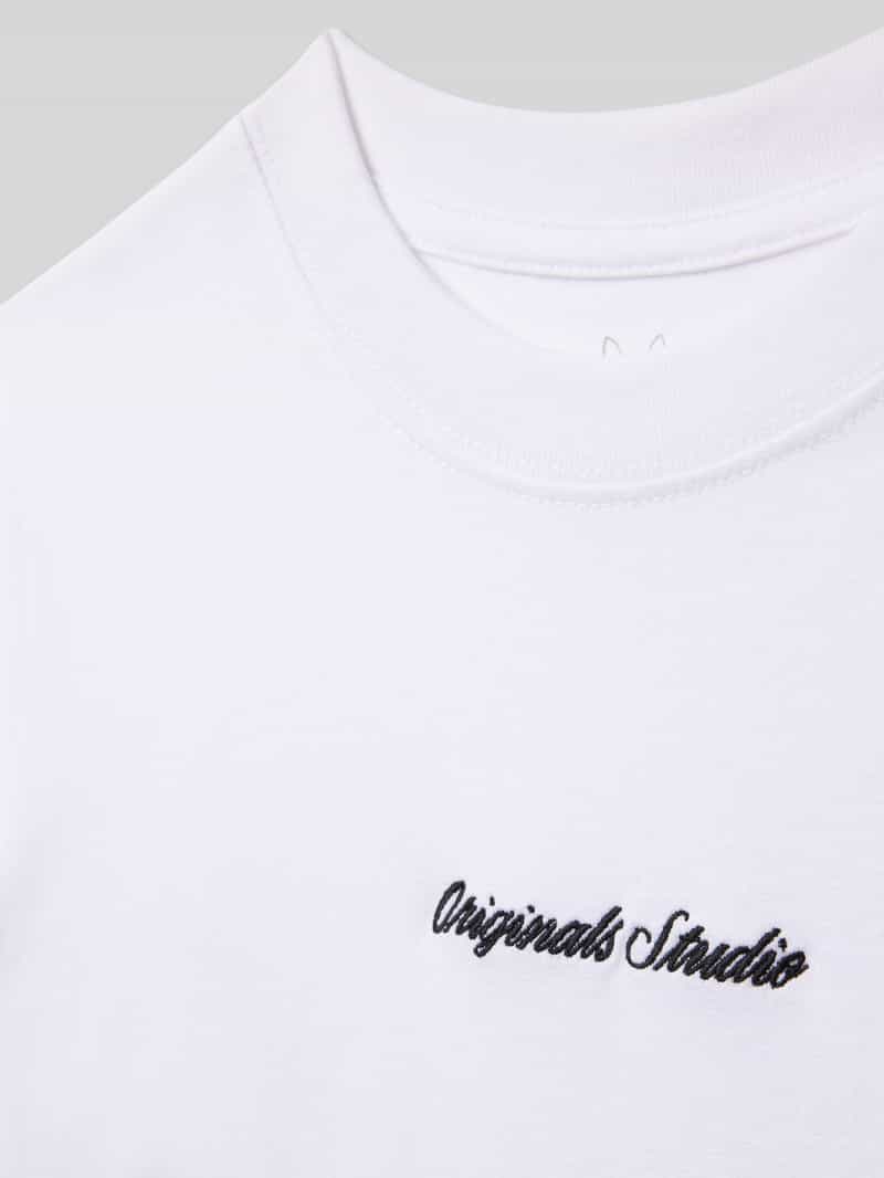 jack & jones Sweatshirt met labelstitching model 'NORREBRO'