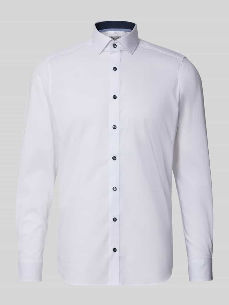 Slim Fit businessoverhemd in premiumkwaliteit
