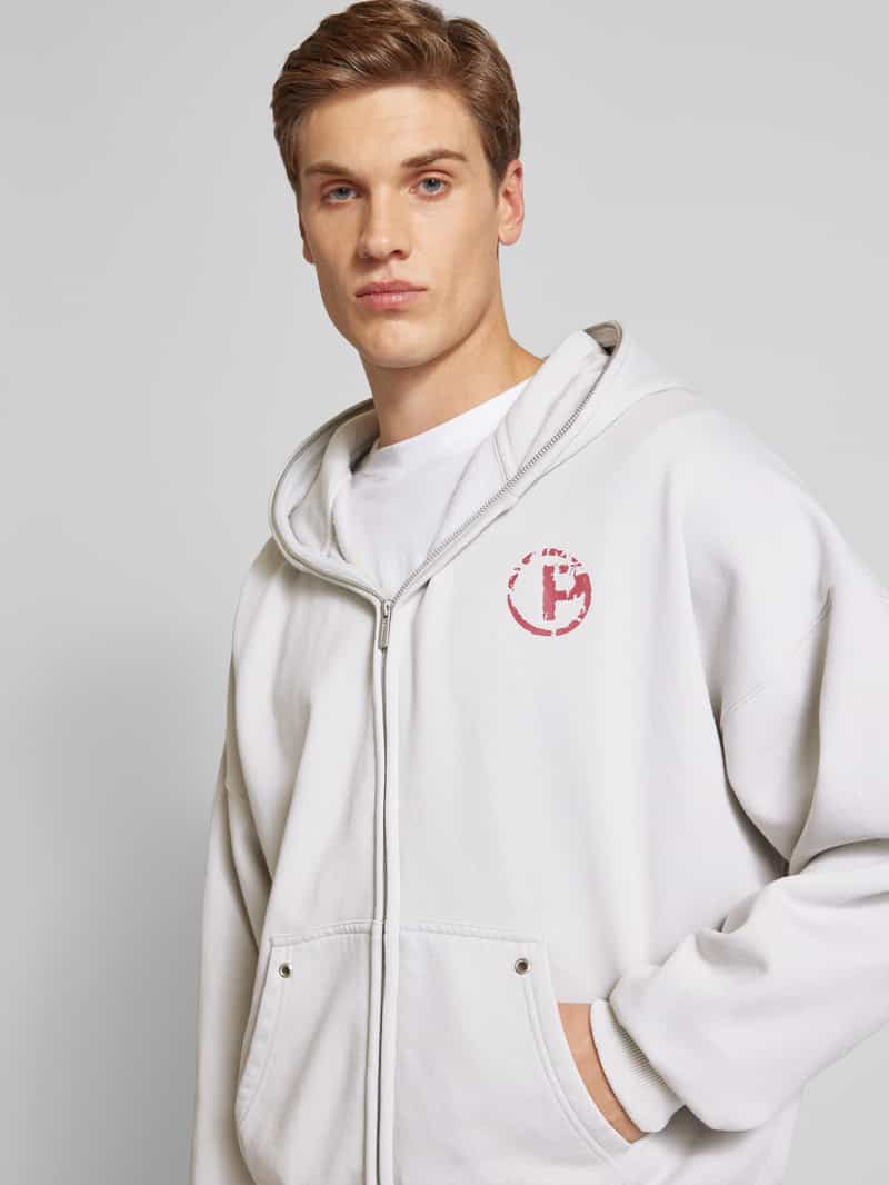 Pegador Oversized sweatjack met labelprint model 'RIGAD'