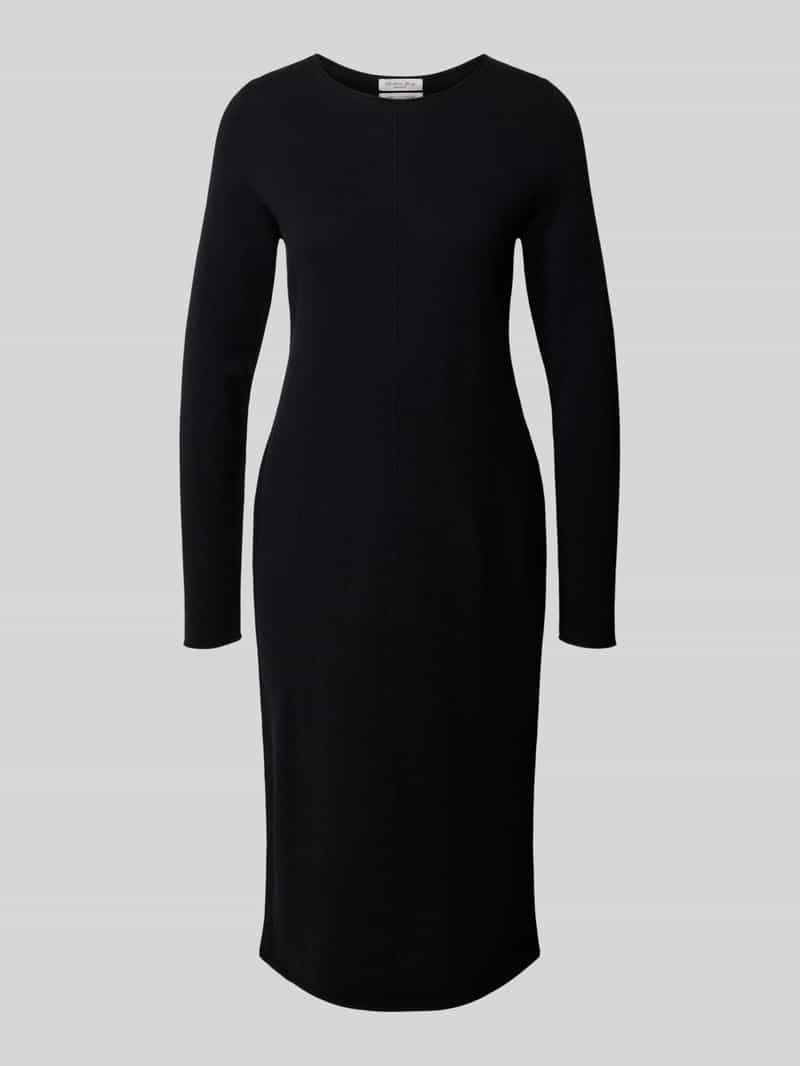 Christian Berg Woman Slim fit jurk van puur kasjmier in tricotlook