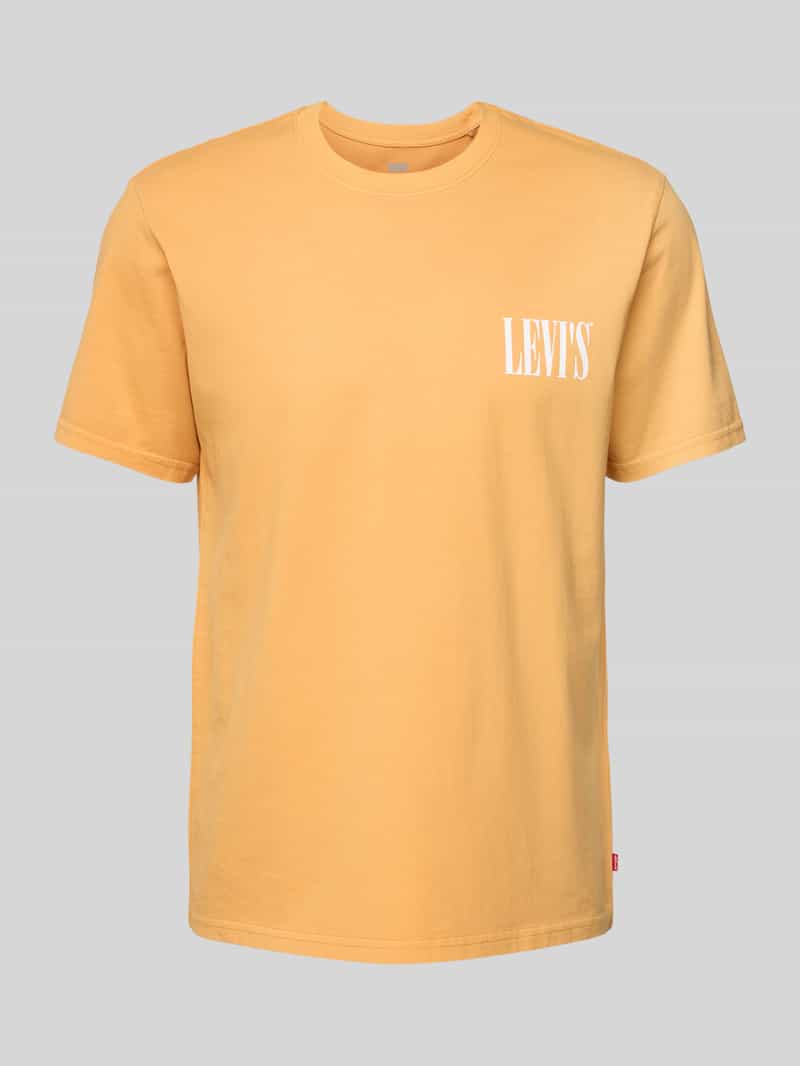 Levi's T-shirt met labelprint
