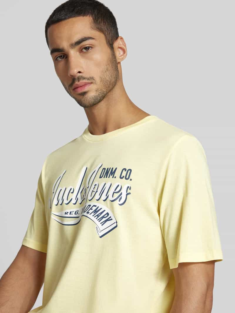 jack & jones T-shirt met labelprint