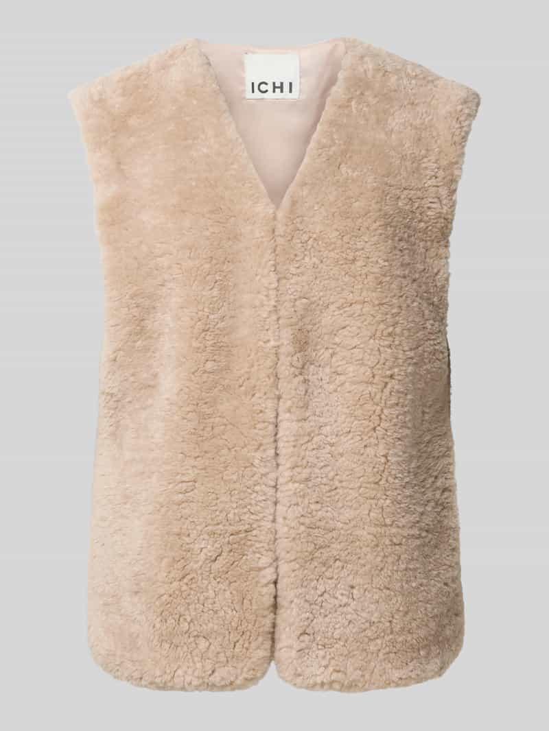 Ichi Gilet met imitatiebont model 'HIZALA'