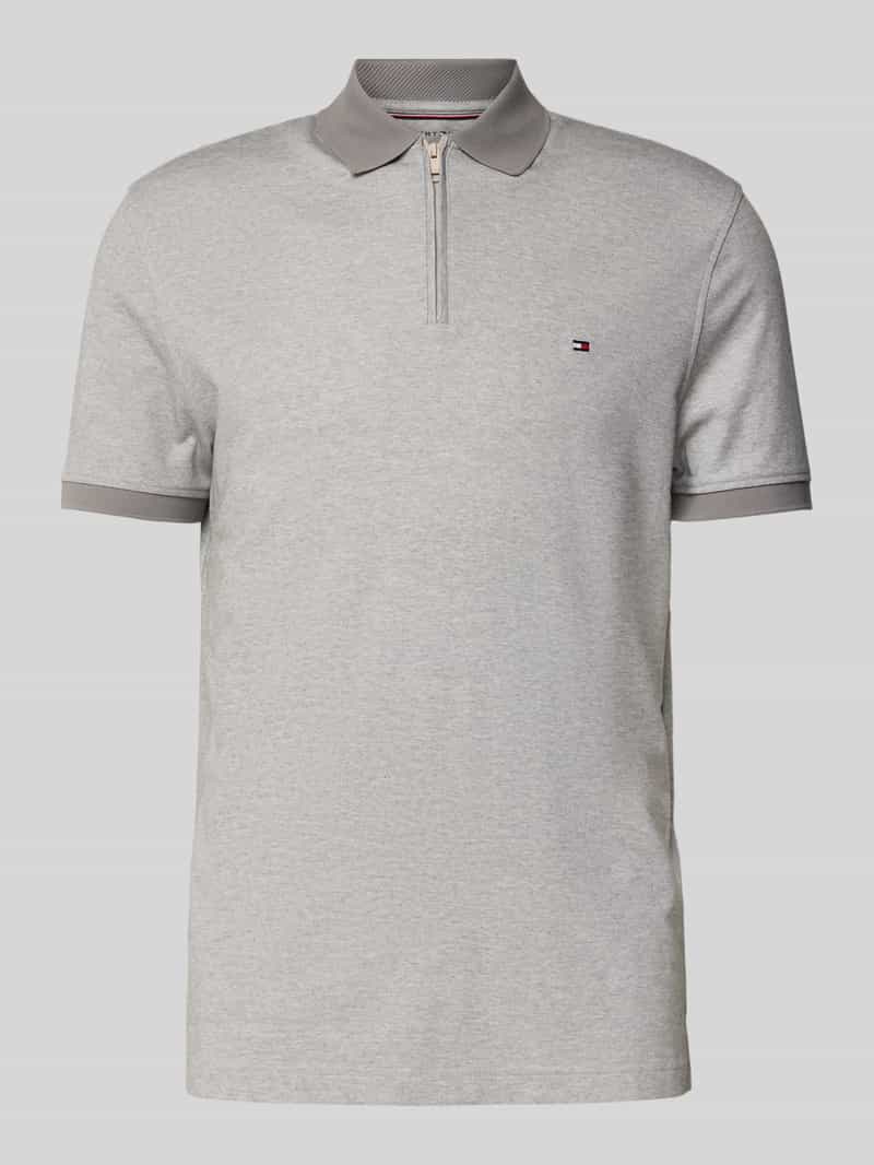 Tommy Hilfiger Regular fit poloshirt van katoenmix