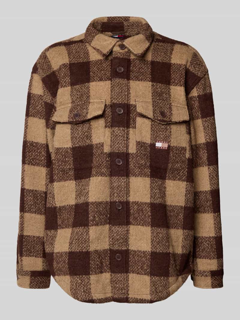 Tommy Jeans Loose fit vrijetijdsoverhemd met all-over motief