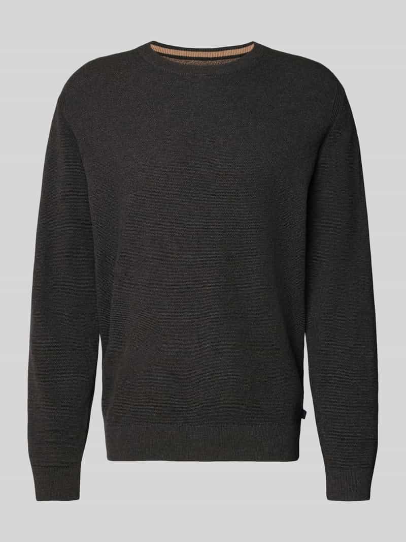Tom Tailor Regular fit gebreide pullover van zuiver katoen