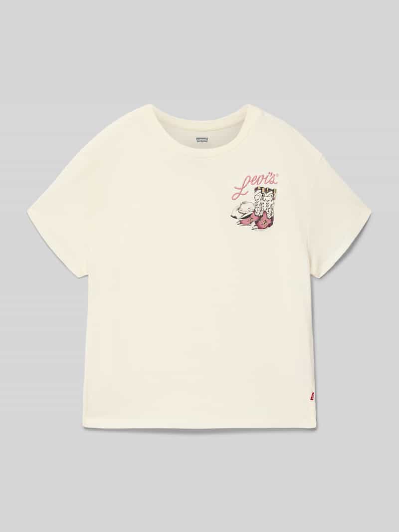 Levi s Kids Oversized T-shirt met ronde hals