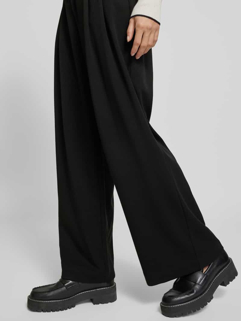 MSCH Copenhagen Baggy fit stoffen broek met plooien model 'Henrika'
