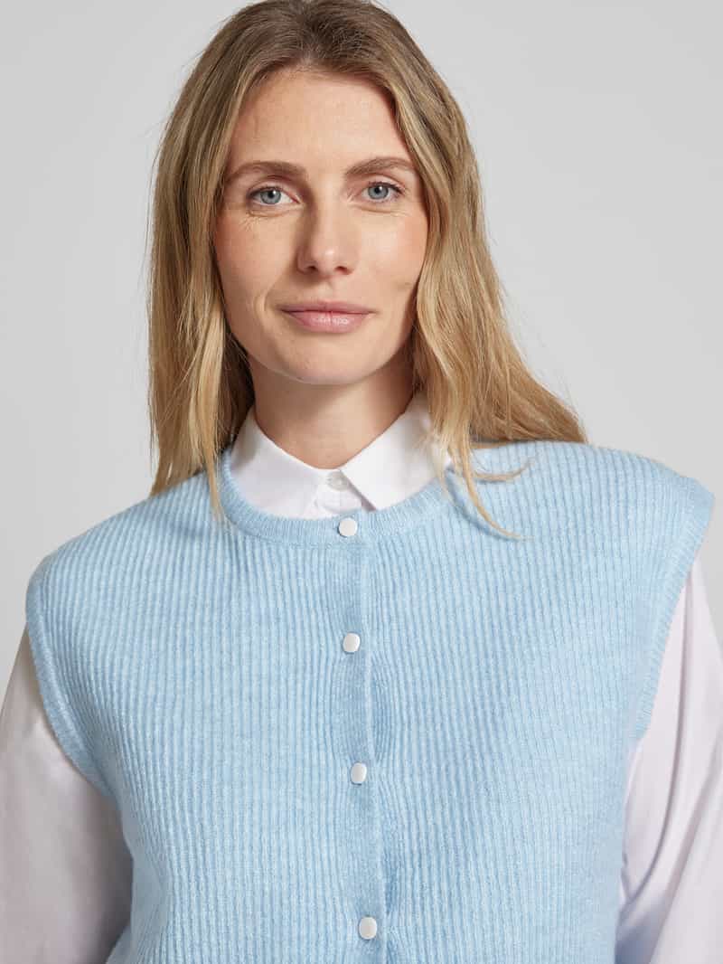 NEO NOIR Mouwloos vest met ronde hals model 'Everest'