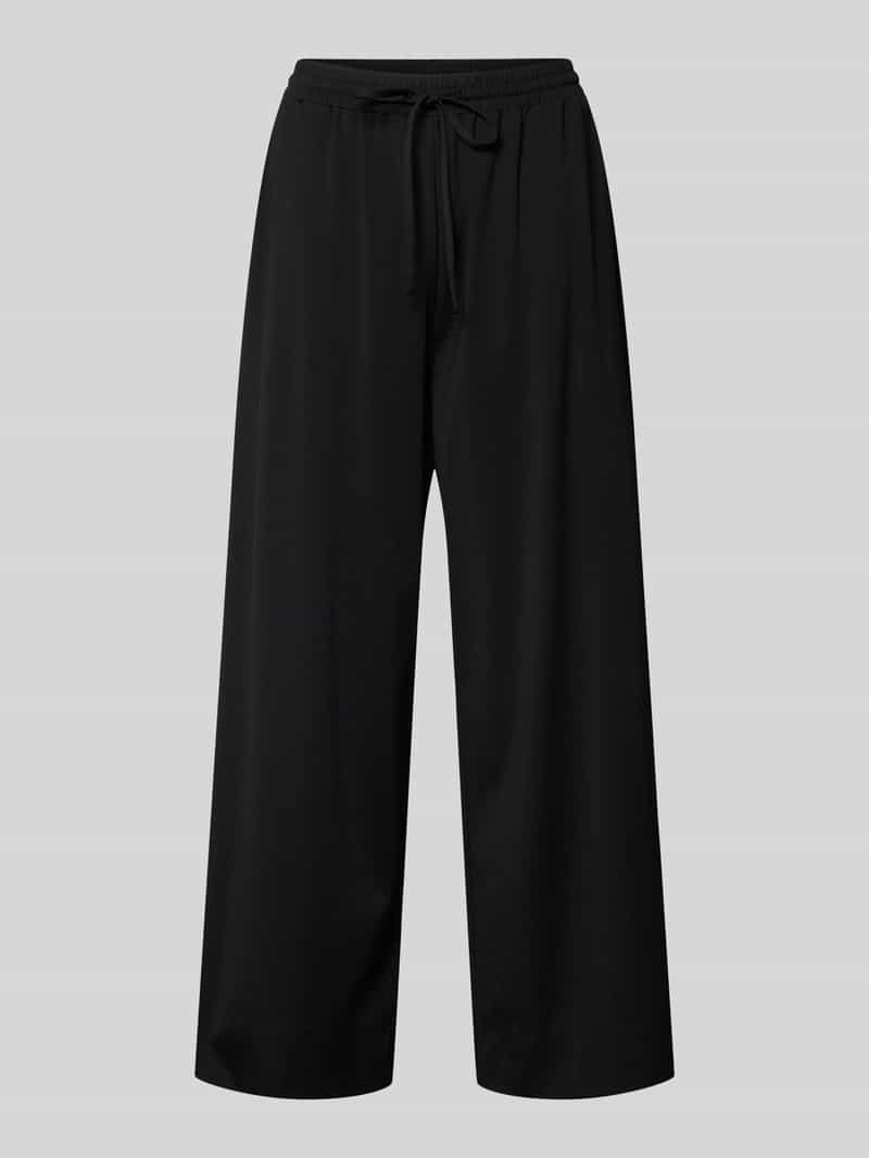 Weekend Max Mara Damen Regular Fit Anzughose Mit Elastischem Bund Modell 'Modico' In Black Größe Xs 