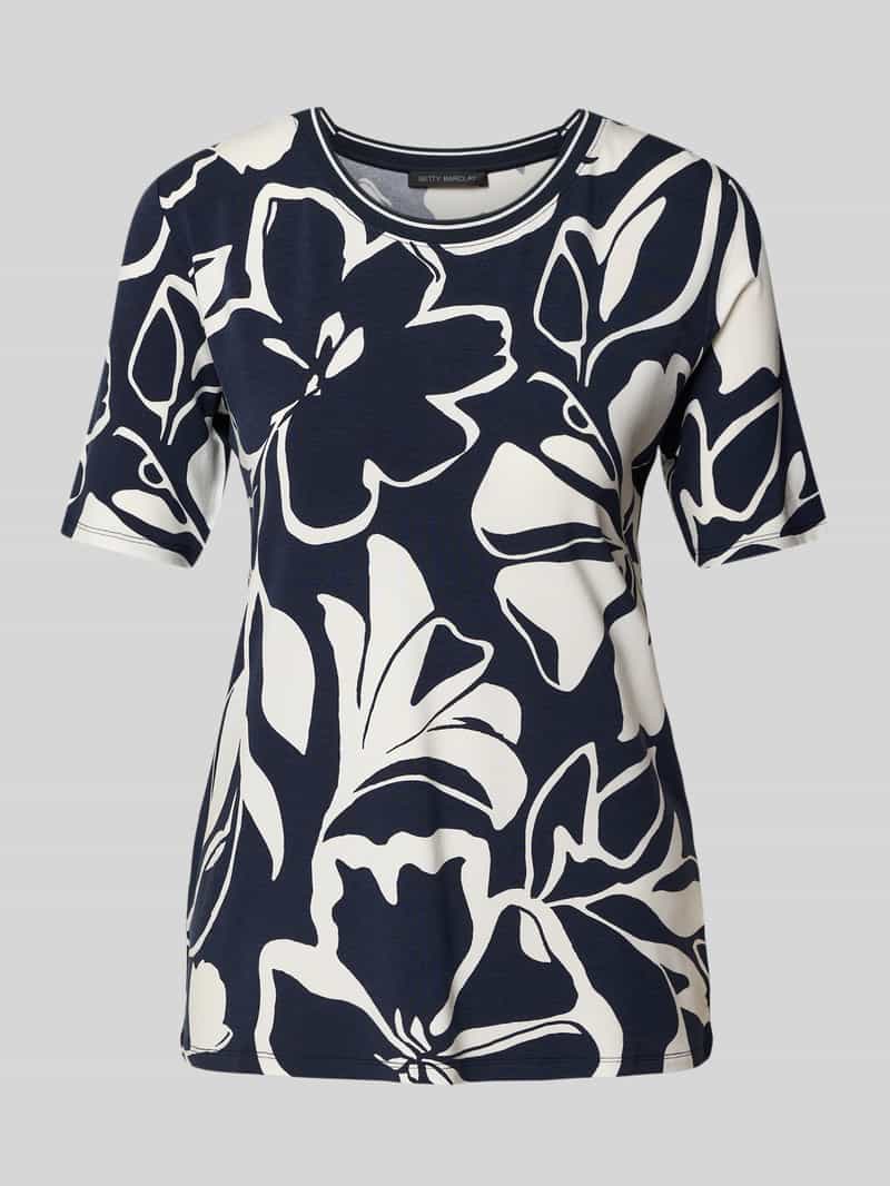 Betty Barclay T-shirt van viscosemix met ronde hals