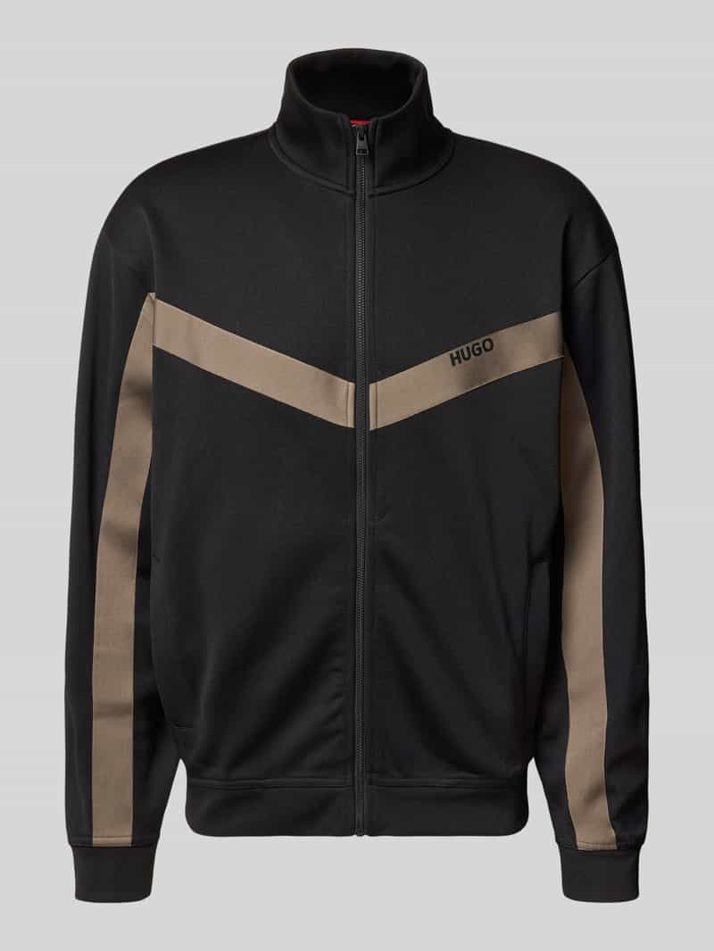 HUGO Regular fit sweatjack met katoen model 'DARTI'