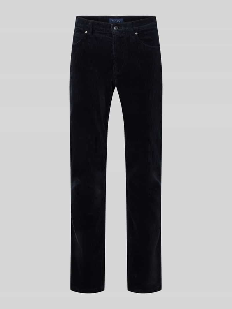 regular fit corduroy broek in 5-pocketmodel