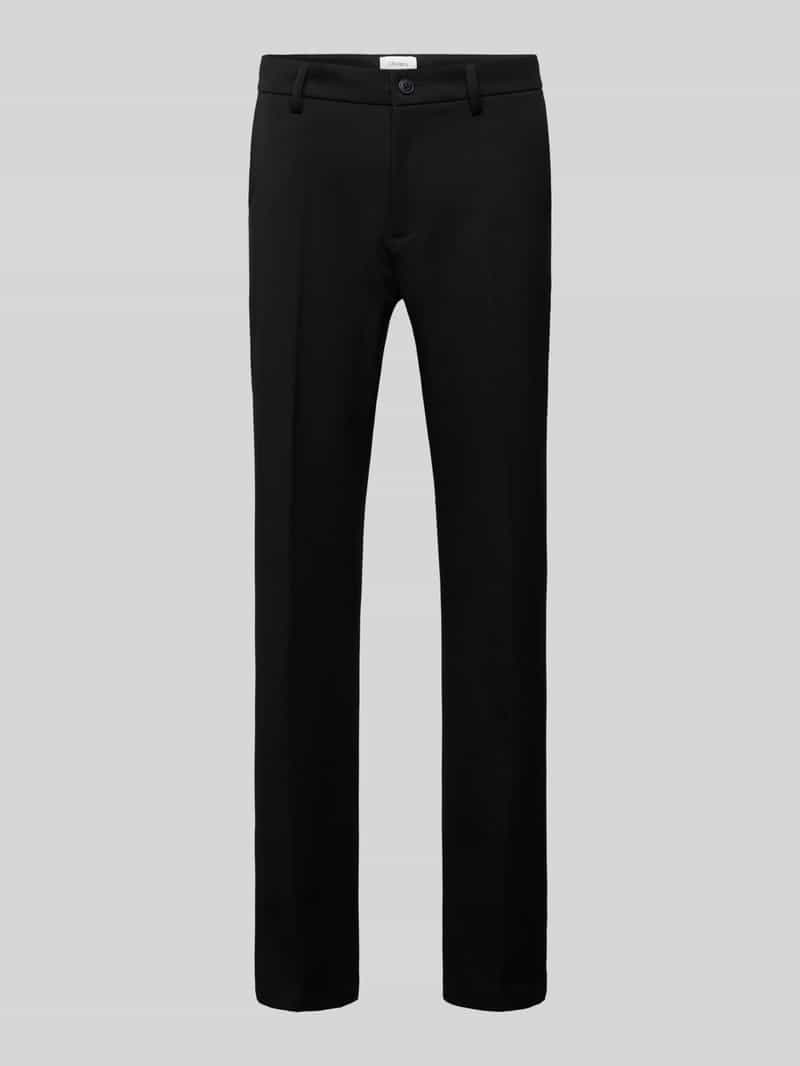 Les Deux Regular fit pantalon met riemlussen