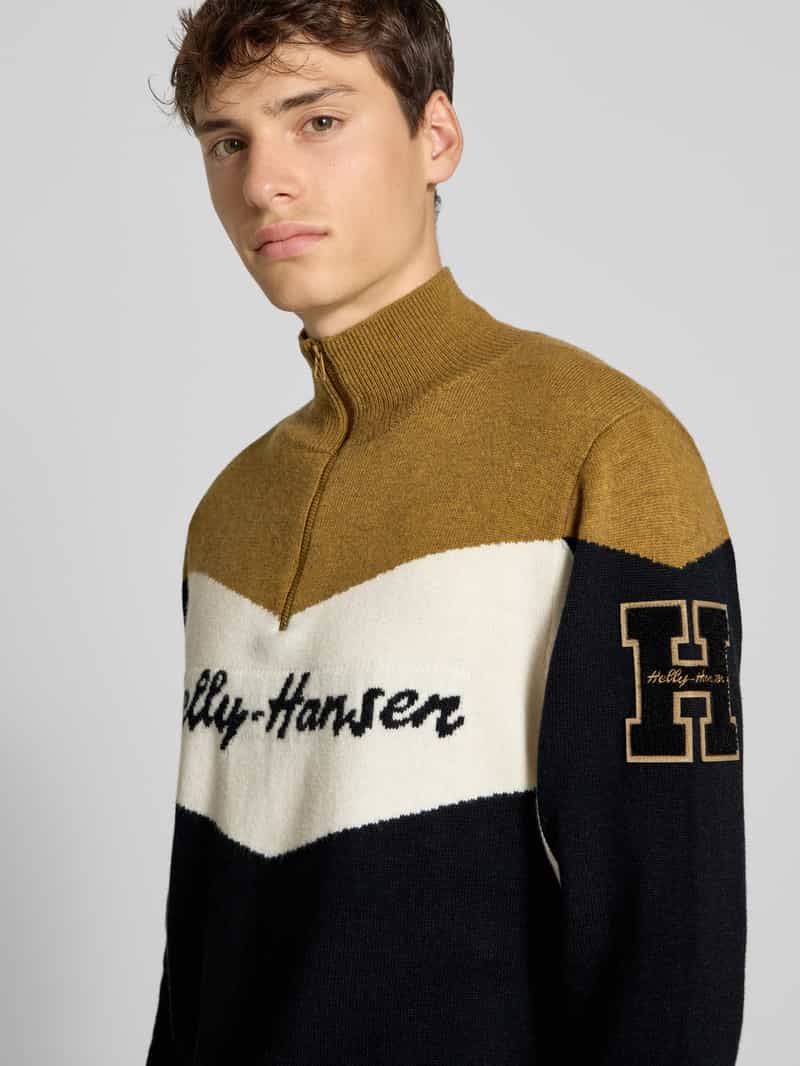 Helly Hansen Slim fit pullover in gebreide look model 'Apres'