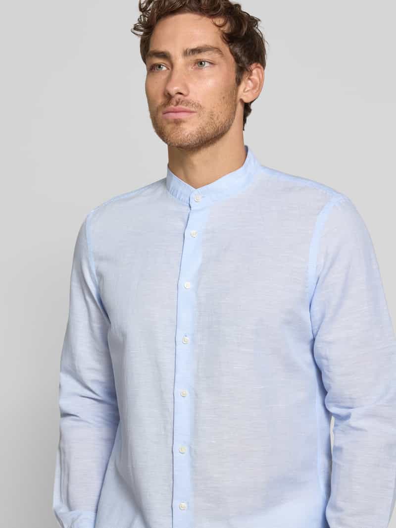 Jake*s Slim fit zakelijk overhemd met knoopsluiting