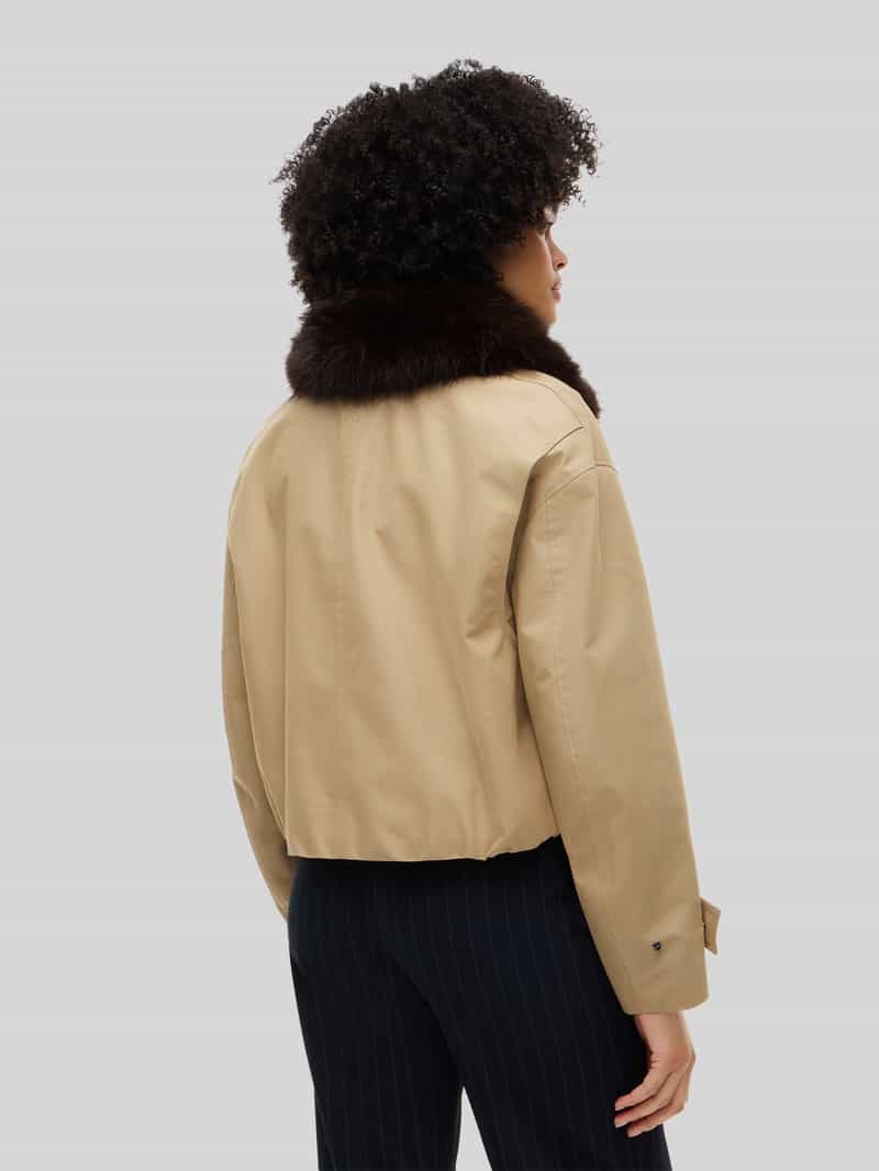 Tommy Hilfiger relaxed fit blouson van katoenmix