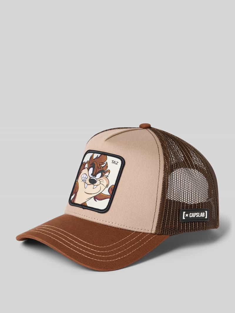 Capslab Baseballpet met motiefstitching