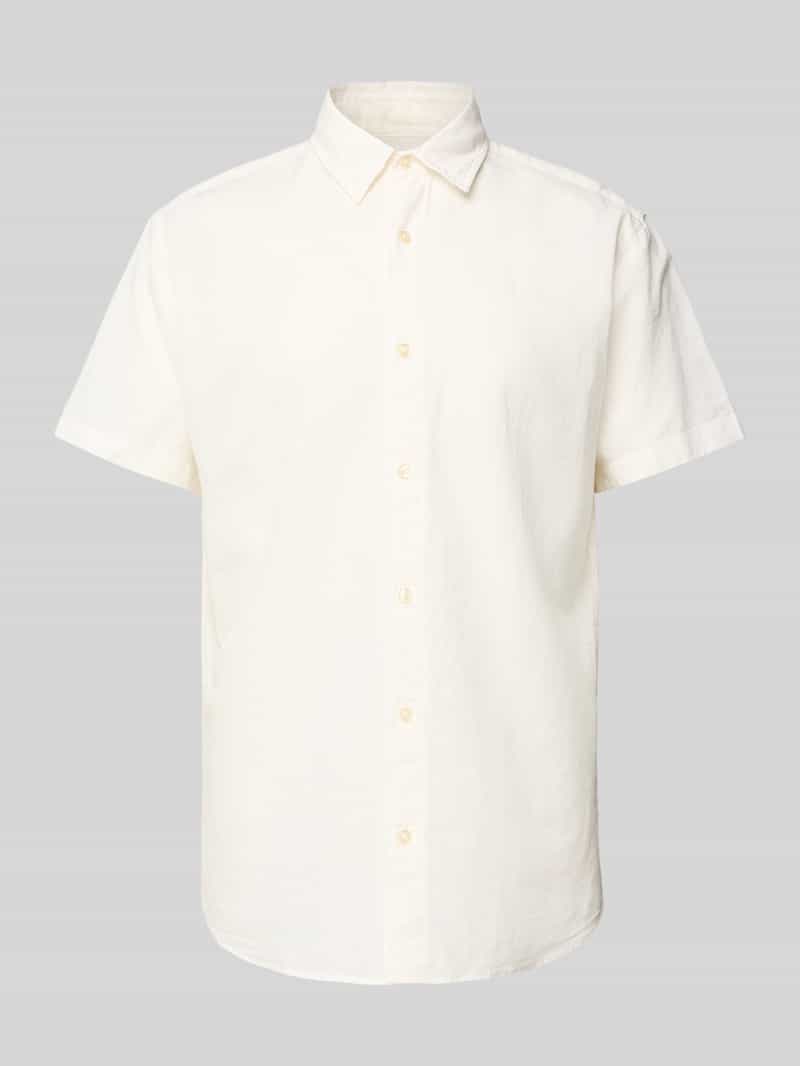 jack & jones Slim fit vrijetijdsoverhemd met 1 2-mouwen model 'BREEZE'