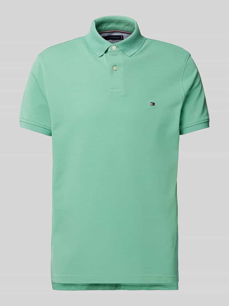 Tommy Hilfiger Regular fit poloshirt van katoenmix