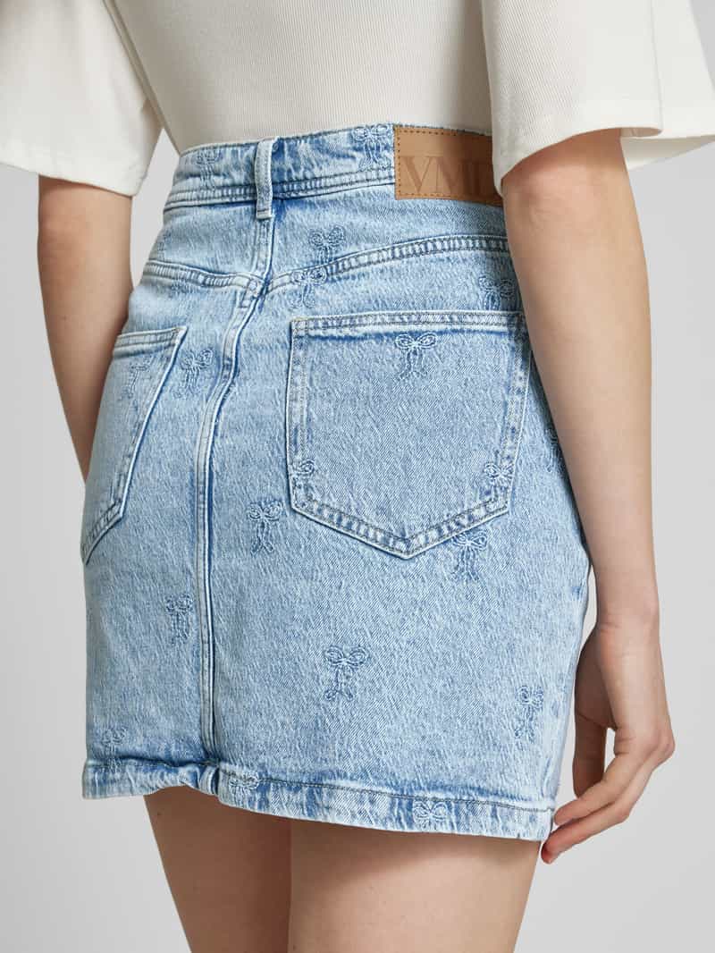 Vero Moda Licht uitlopende jeansrok van katoenmix model 'TESSA'