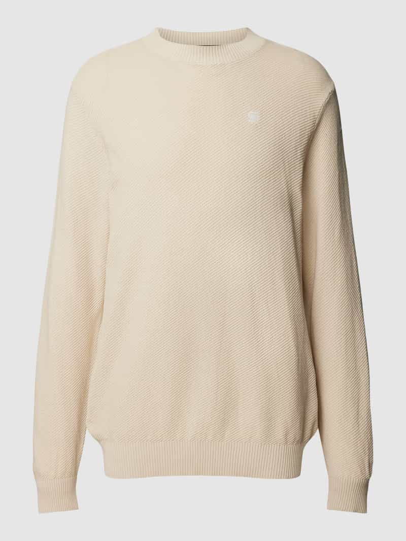 G-Star Raw Gebreide pullover met ronde hals model 'Moss'