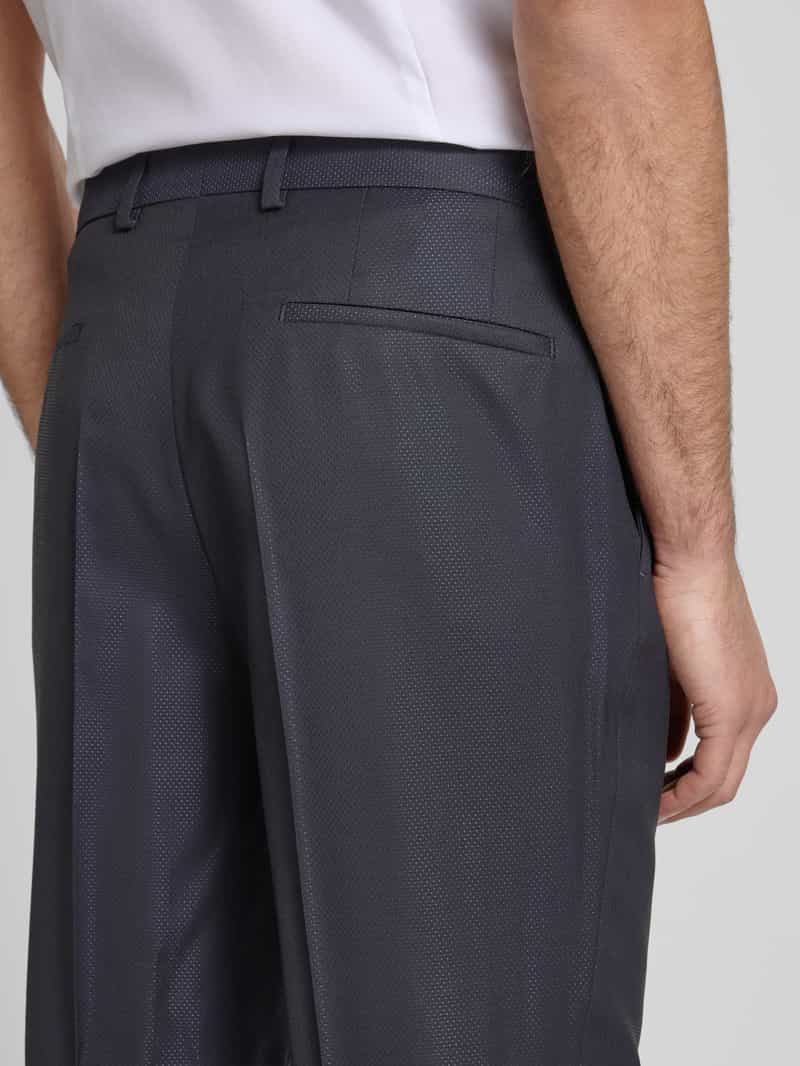 Boss Slim fit pantalon met persplooien model 'Lenon'
