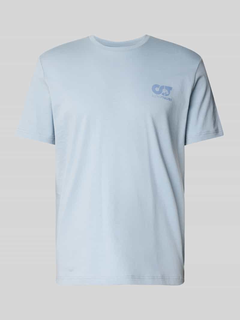 AlphaTauri T-shirt met labelprint model 'JOTTA'