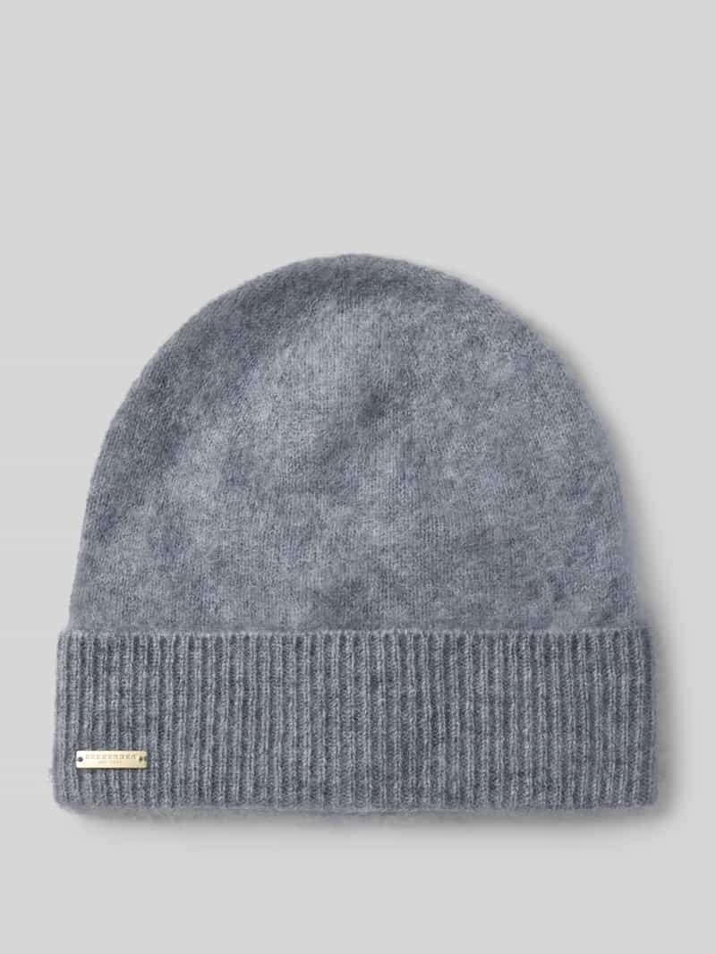 Beanie van puur kasjmier
