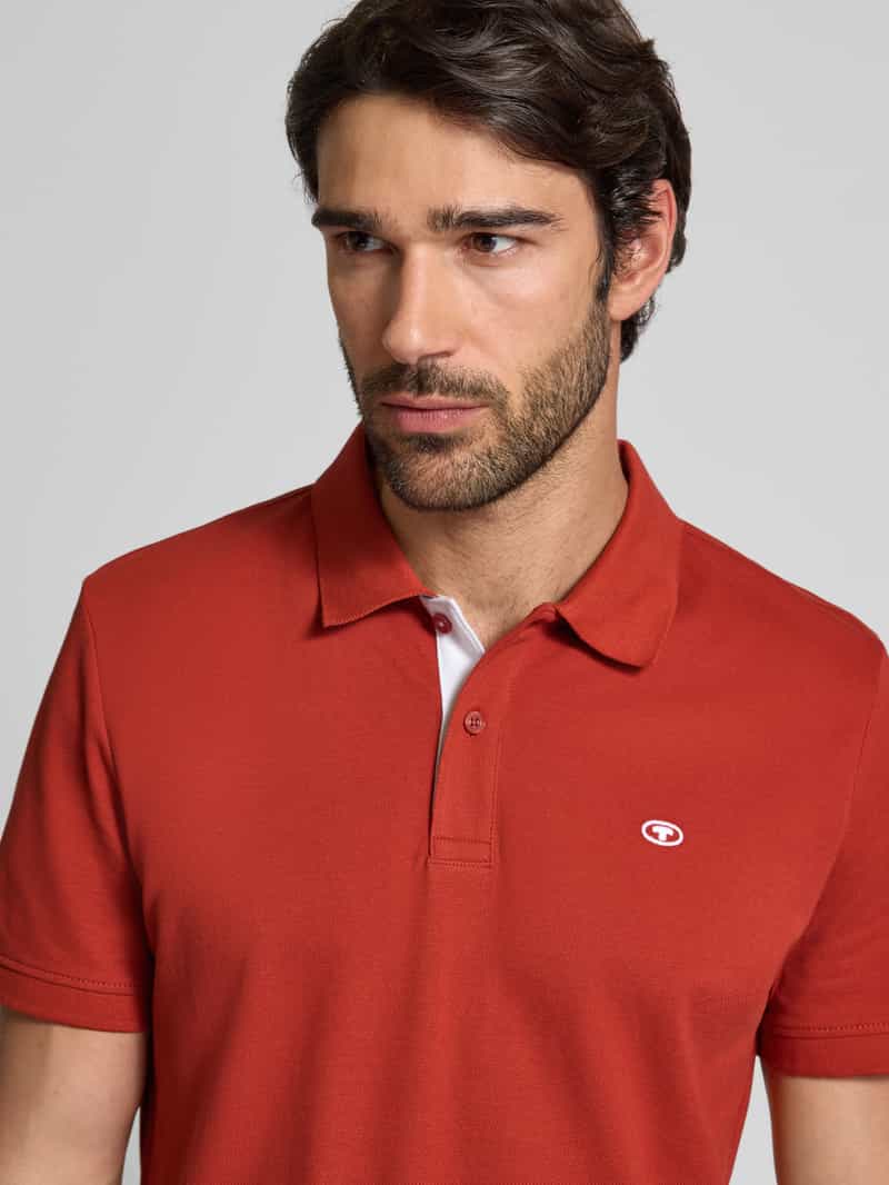 Tom Tailor Regular fit poloshirt van puur katoen