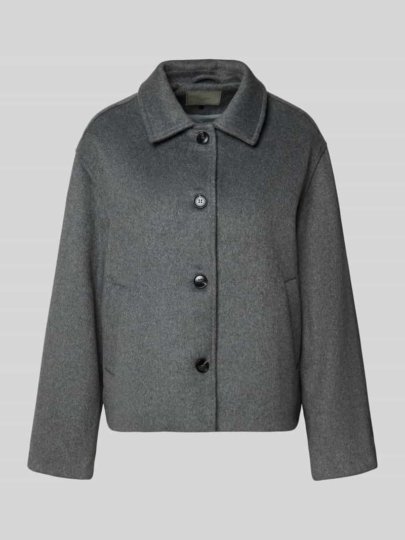NEO NOIR Wollen jack met platte kraag model 'Hamra'