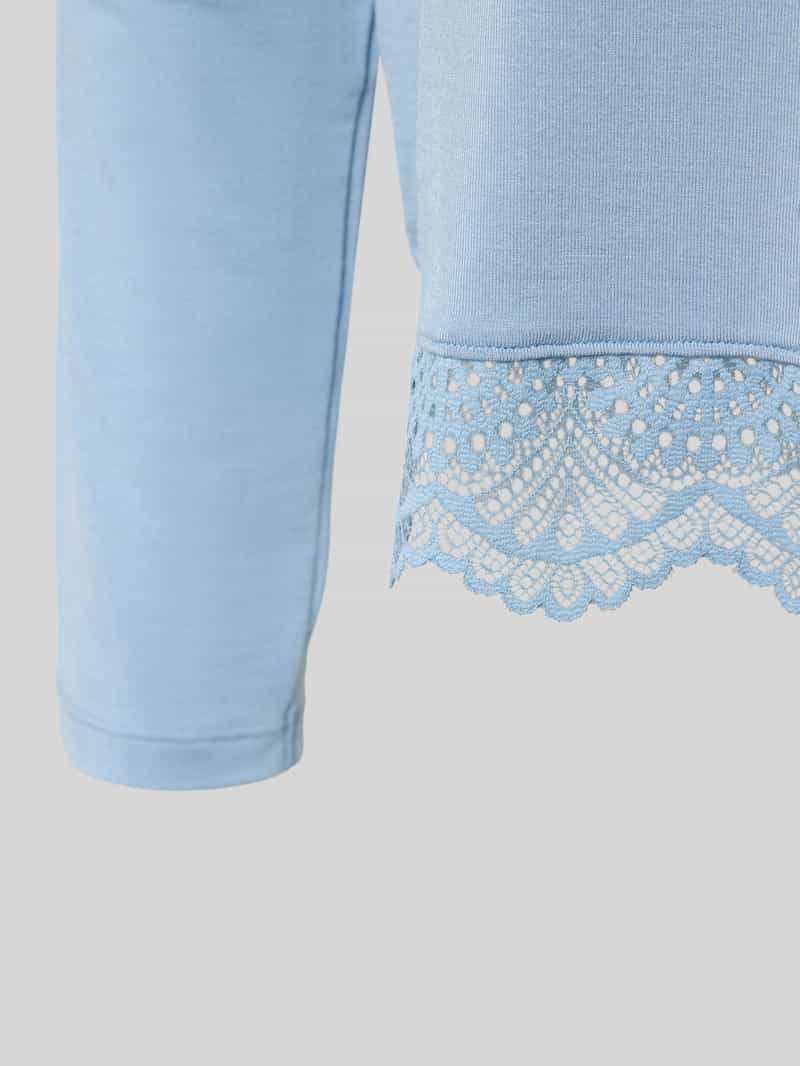 SKINY Regular fit shirt met lange mouwen en kant