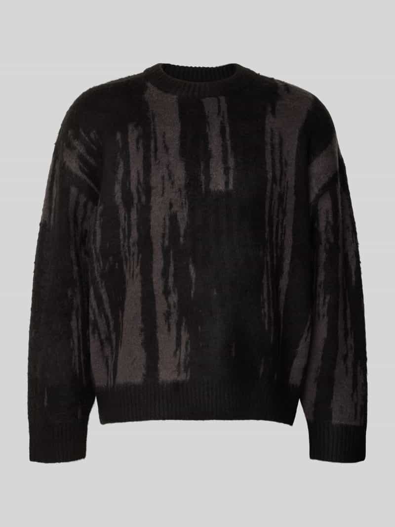 jack & jones Gebreide pullover met ribboorden model 'COVER'